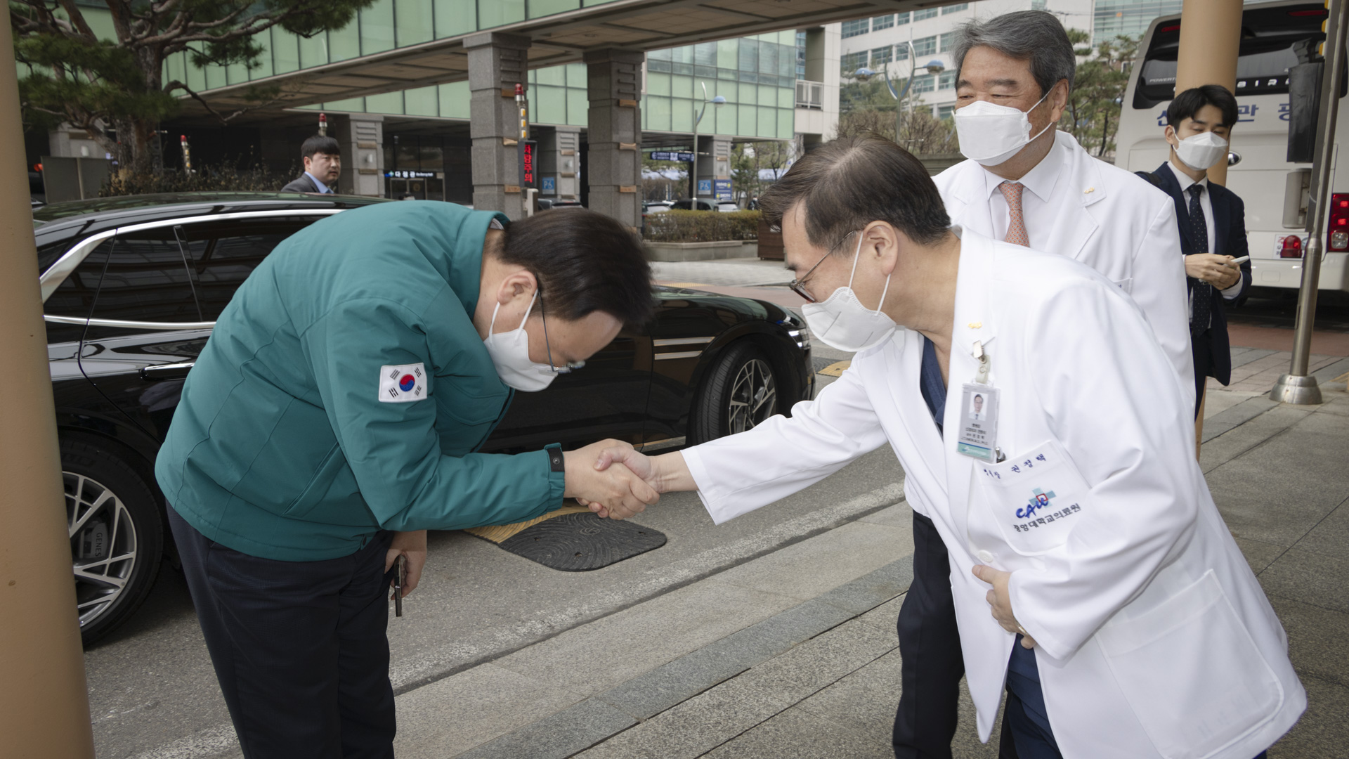 중앙대학교병원 중증·응급 비상진료 현장점검 및 의료진 격려 사진1