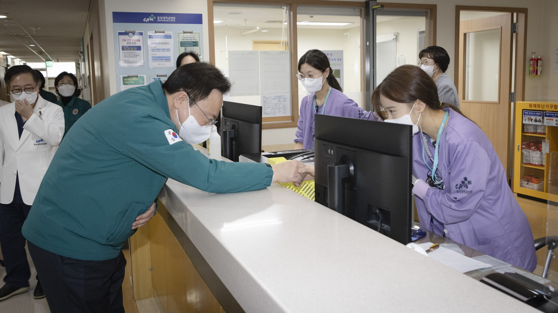 중앙대학교병원 중증·응급 비상진료 현장점검 및 의료진 격려 사진20