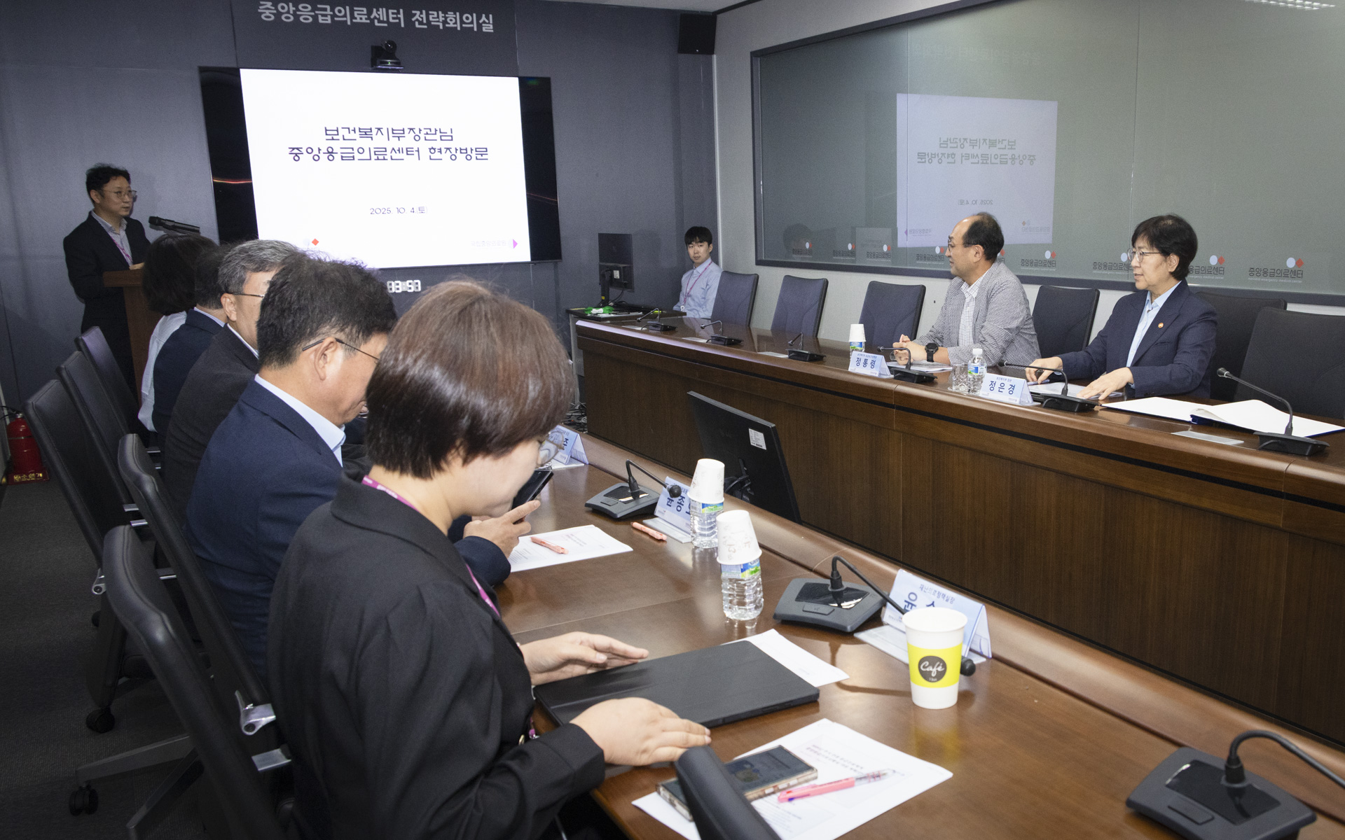 추석 연휴 응급의료체계 점검 및 직원 격려 사진1