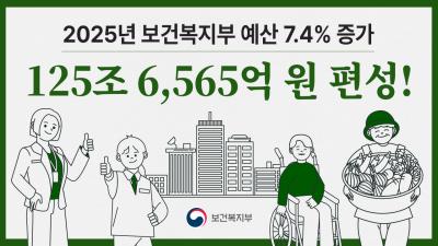 2025년 보건복지부 예산